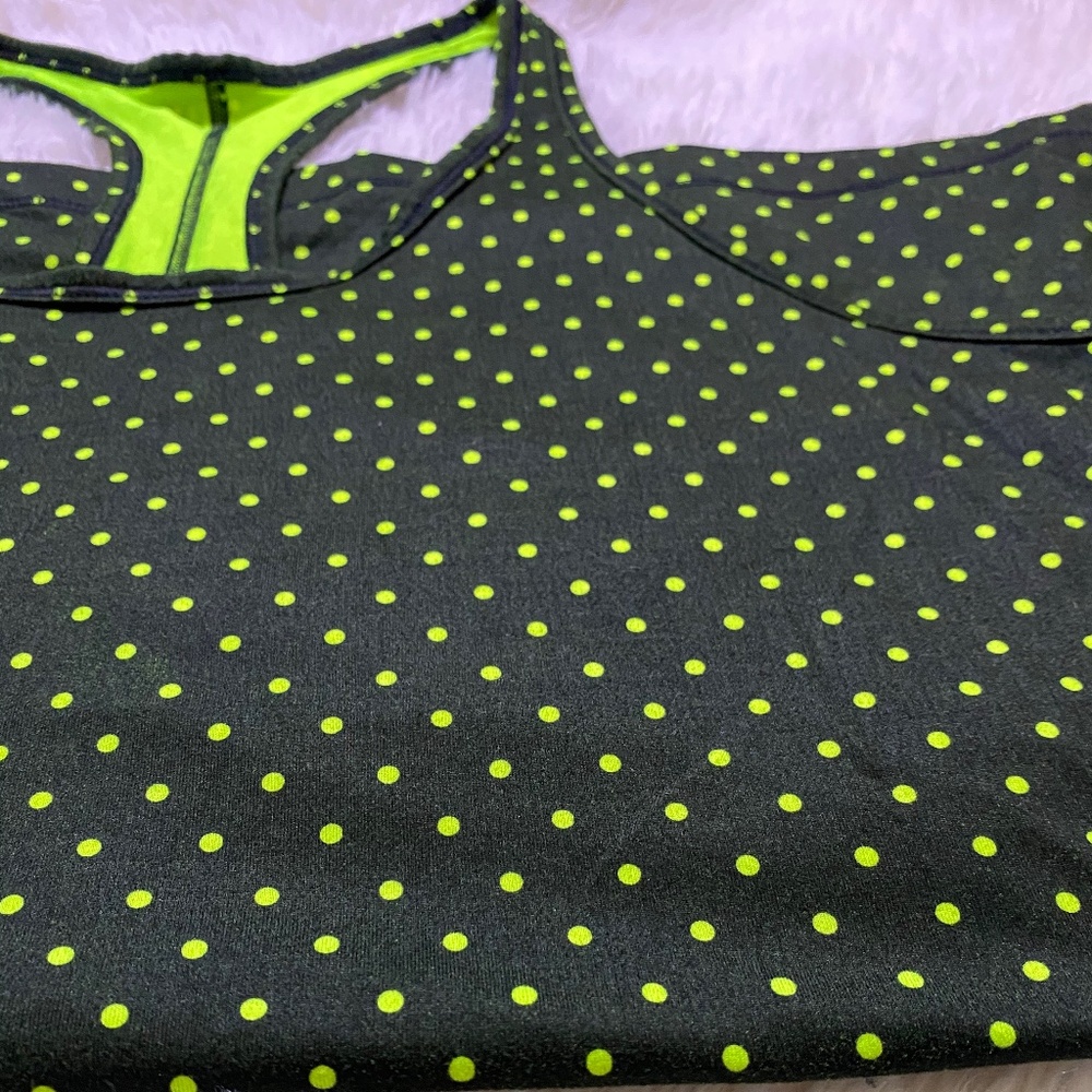 Nike Dri-Fit Slim Fit Racerback Tank w/ Dots